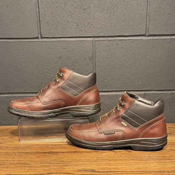 Mephisto Brown Leather Jim GT Hudson Moc Toe Hiking Work Boots Men’s 10.5 - Picture 1 of 8